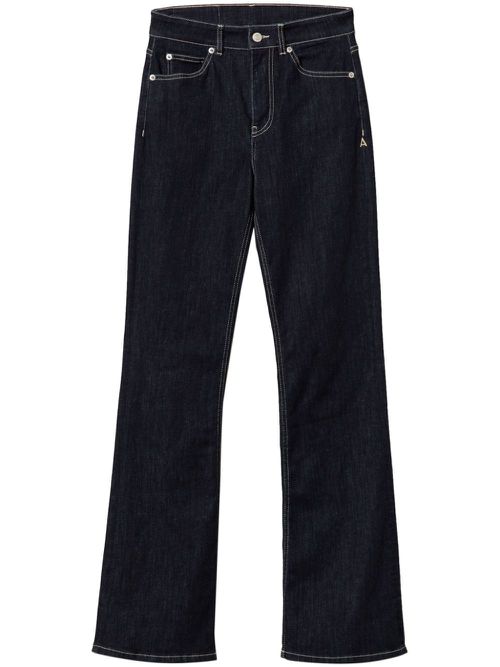 Five-pocket flared jeans - Blue