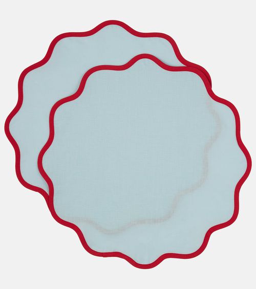 Rainbow Celeste Cloud set of 2 placemats