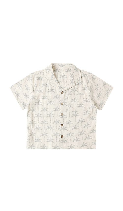 Rylee + Cru Lapel Collar Shirt in Ivory. - 2/3 also /5