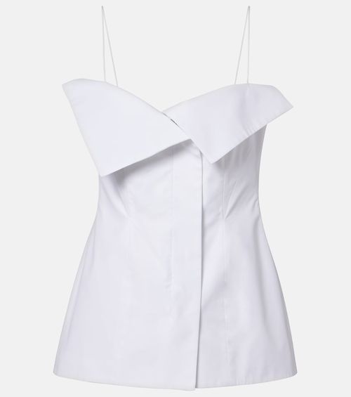 Eilwen cotton poplin top