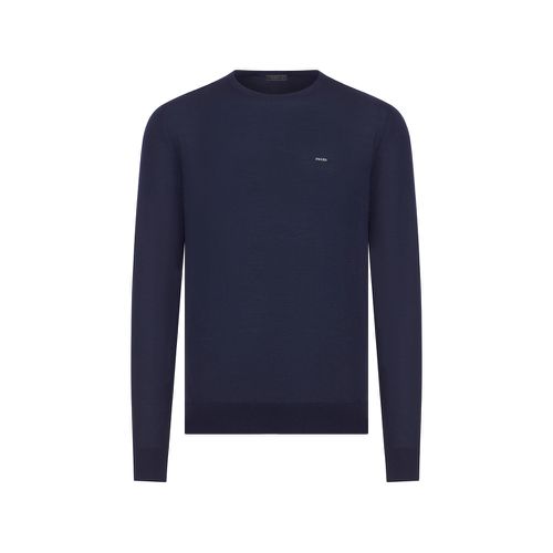 Embroidered Fine-knit Sweater