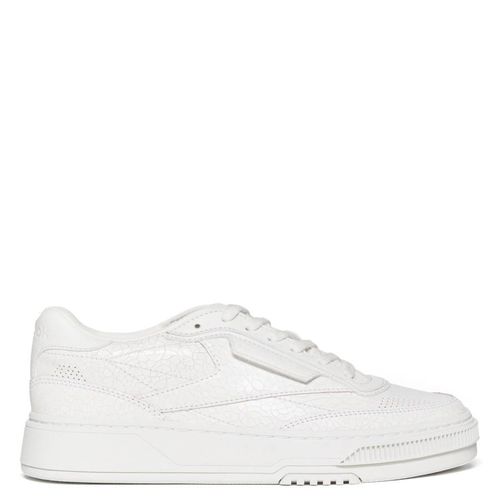 Club C LTD Cracked Leather Low-Top Sneakers