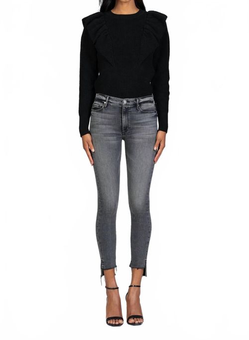 Miranda Off Step High Rise Skinny Jeans In Kissing In The Dark