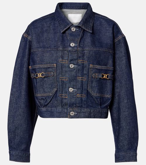 Alma cropped denim jacket