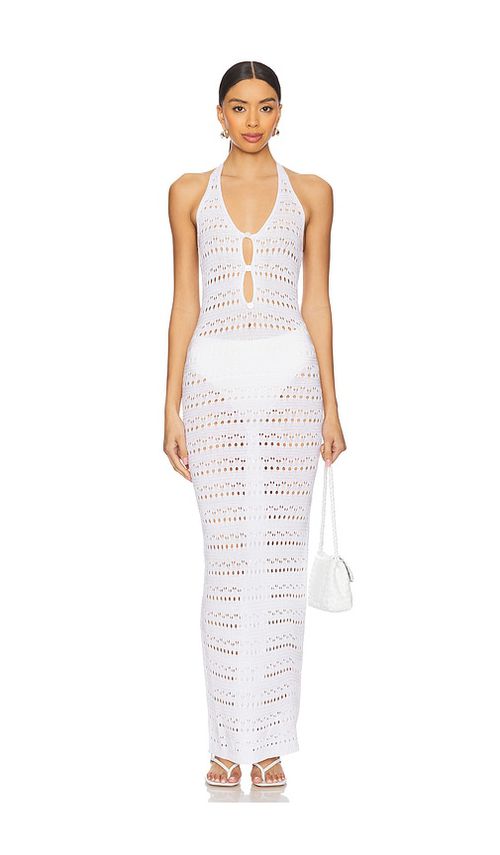 Superdown Avril Maxi Dress in White.  S. Also in