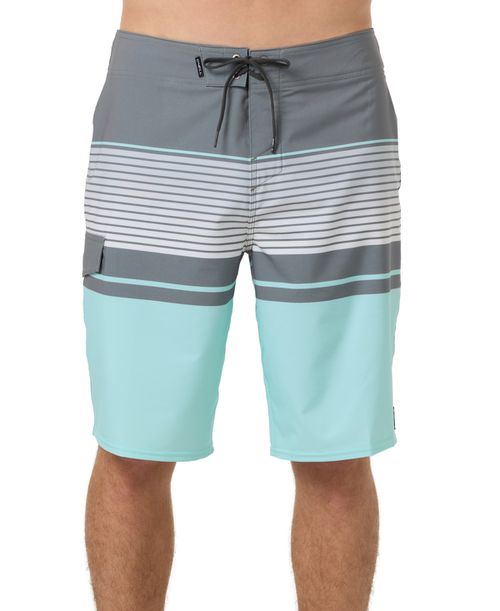 Men's Lennox Printed Regular-Fit Boardshorts - Gargoyle