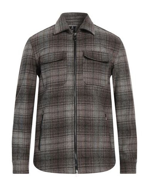 Man Shirt Taupe Size M Wool, Nylon