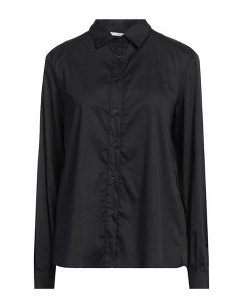 Aglini Woman Shirt Black Size 4 Cotton, Polyamide, Elastane
