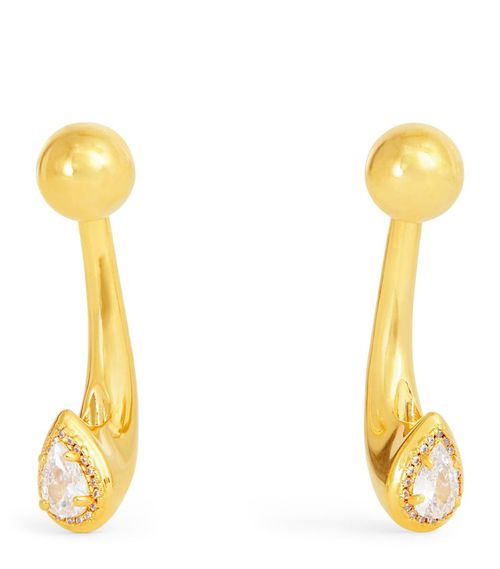 Gold-Plated Radiant Earrings