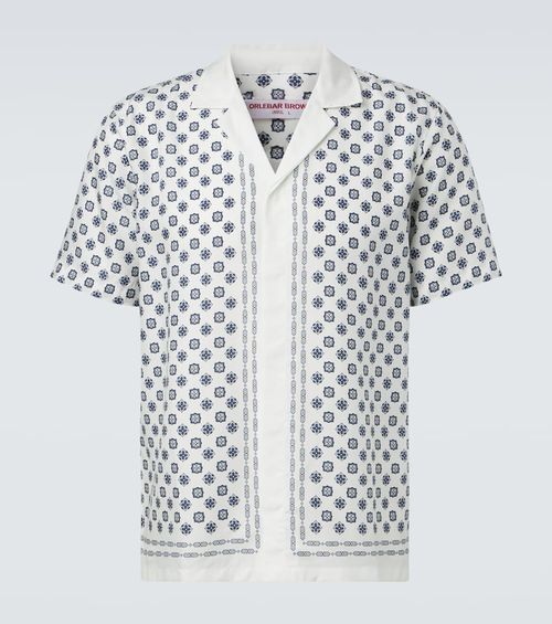 Maitan printed bowling shirt