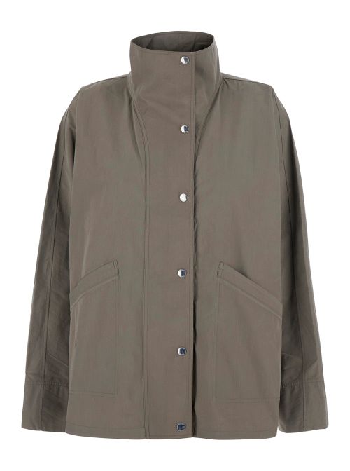 Organic Cotton Parachute Coat — Gray