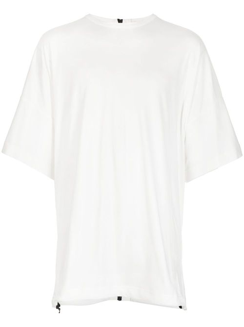 Bow-detailed cotton T-shirt - White