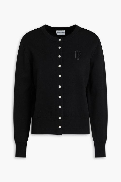 Knitted cardigan - Black - S