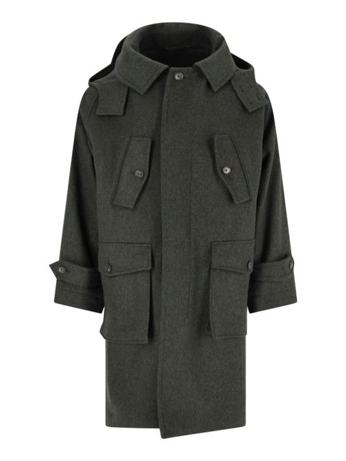 Men's Wool Hooded Field Coat