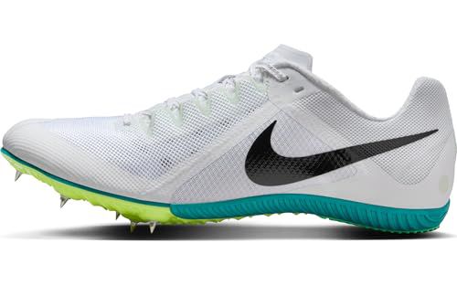 Nike Zoom Rival Track & Field Multi-Event Spikes (FZ9664-102, White/Bright Spruce/Vapor Green/Black)