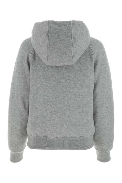 Grey Cashmere Blend Down Jacket