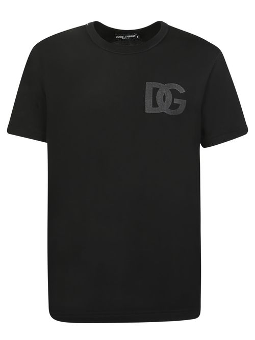 Timeless T-shirt With Dg Logo Patch Detail On The Chest