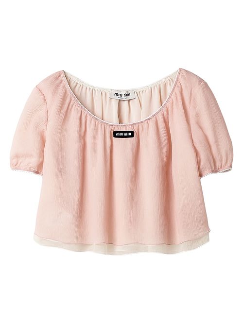 Women's Chiffon Top - Pink