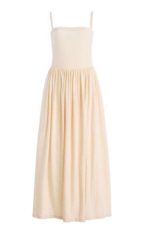 Gathered-Waist Maxi Tank Dress - Moda Operandi