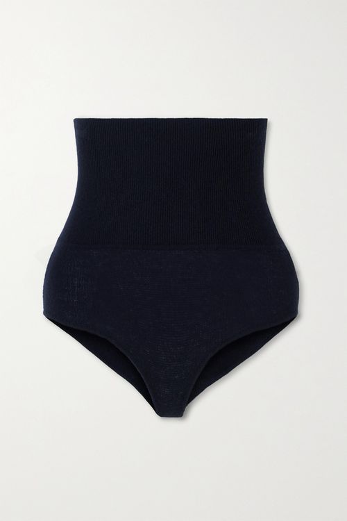 Belinda Cashmere-blend Shorts - Navy - x small