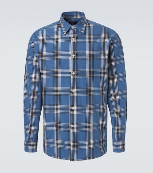 Plaid cotton shirt