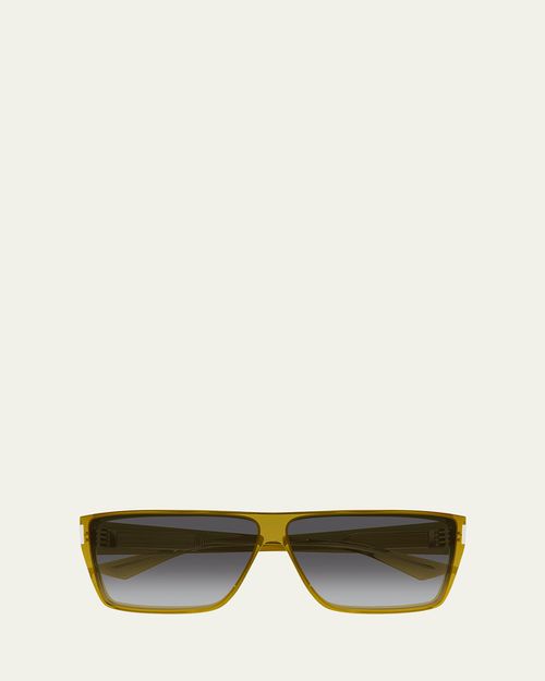 Men's SL 757M Acetate Rectangle Sunglasses