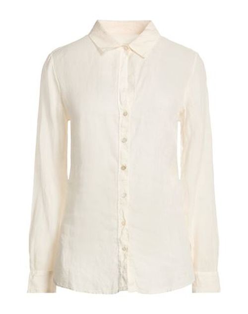 Woman Shirt Ivory Size 6 Linen