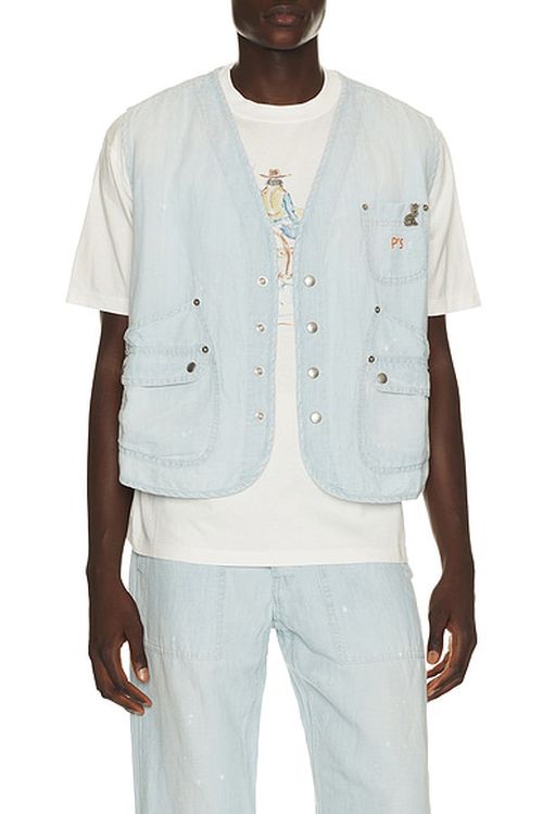 President's Taka Vest in Indigo - Blue. L also in