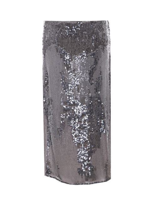 Skirts Silver Polyester - Women