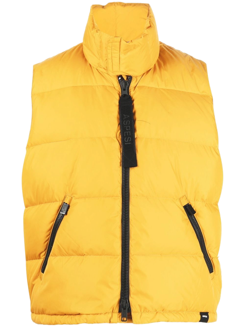 Down-Padded Gilet — Yellow