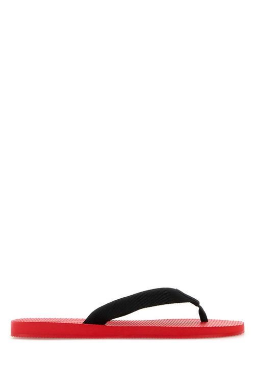 Two-tone Fabric Dune Thong Slippers