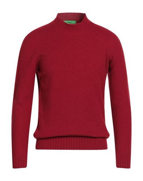 Man Turtleneck Red Size 42 Lambswool