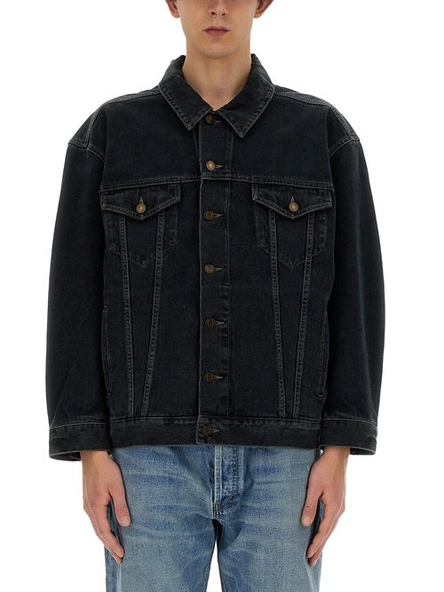 Oversized denim jacket