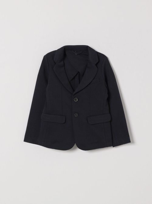 Coat Kids color Blue