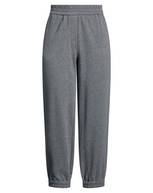 Woman Pants Grey Size L Cotton