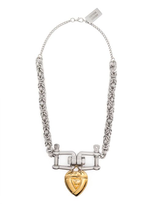 Heart-pendant necklace - Silver