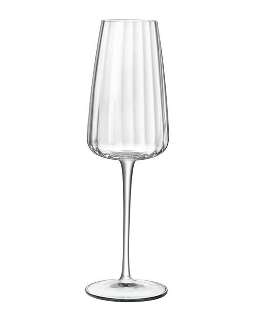 Luigi Bormioli Optica 7Oz Prosecco/Sparkling Wine Glasses (Set Of 4)