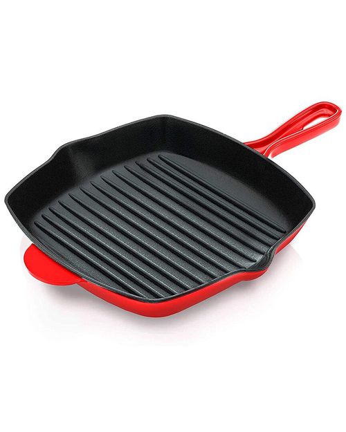 Cast Iron Grill Pan With Ename Coating
