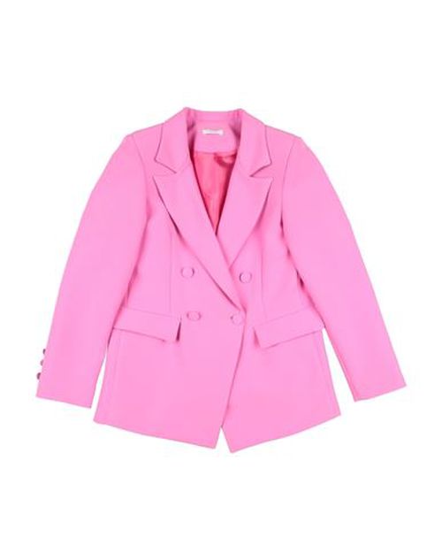 L:ú L:ú By Miss Grant Kid Girl Blazer Pink Size 10 Polyester, Elastane