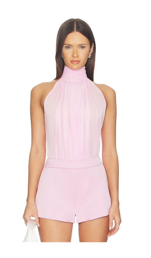 SEROYA Isola Bodysuit in Rose. XS. Also in L, M