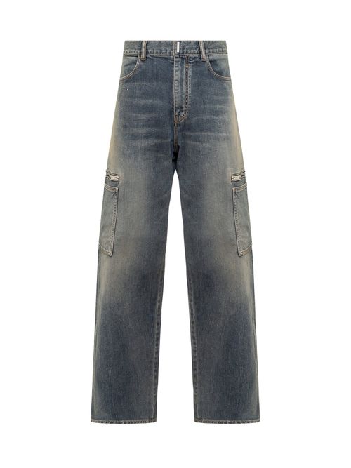 4g Denim Cargo Jeans