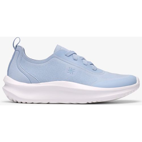 Clarks Womens Solevana Ria Light Blue Trainer