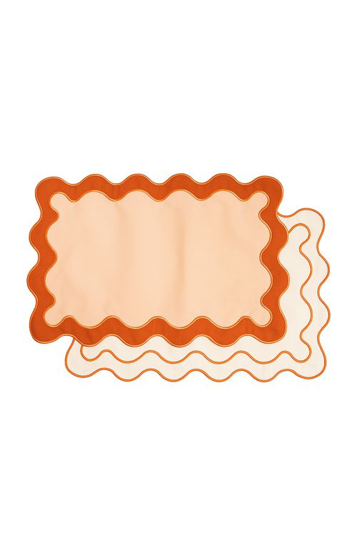 Business & pleasure co. Placemat Set in Pink