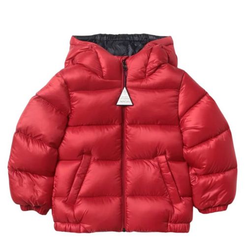 Boys Bright Red Macaire Down Puffer Jacket