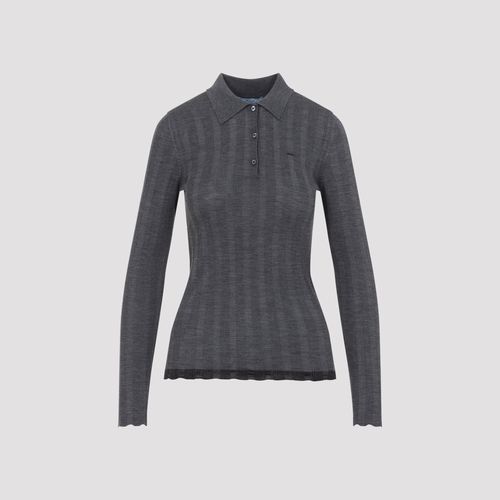 Women's Wool Polo Shirt
