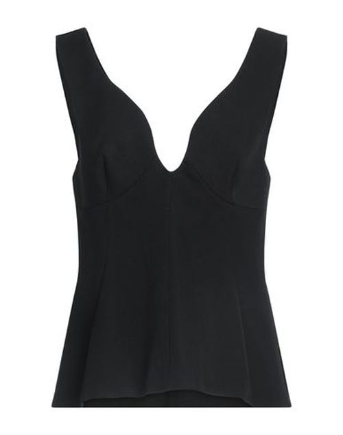 Woman Top Black Size 2 Viscose, Silk