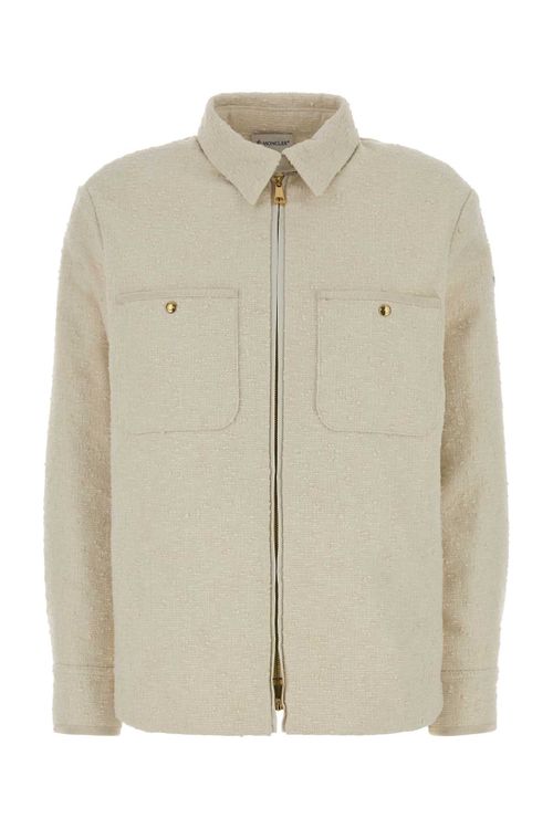 Ivory Bouclã Down Jacket