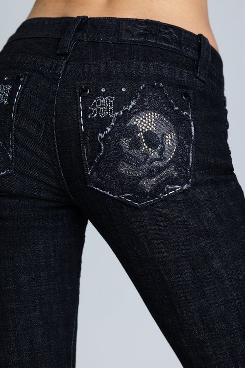 "Zephyra Low Rise Bootcut Jeans