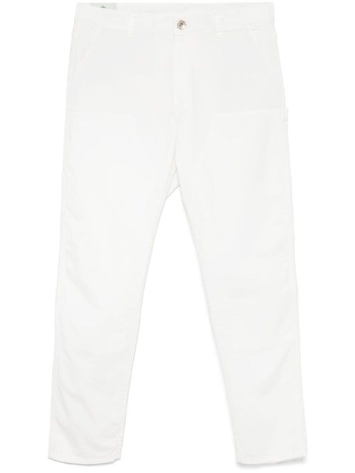 Tapered trousers - White