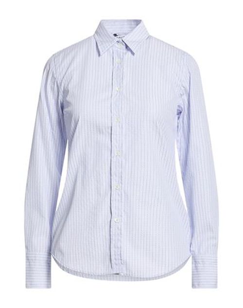 Woman Shirt Blue Size 4 Cotton